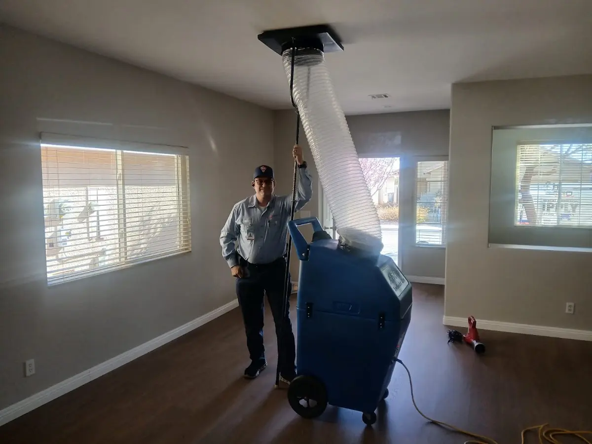 Professional Dryer Vent Cleaning work inside a Woodbridge home